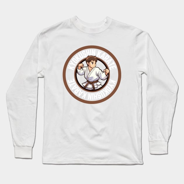 Kyokushin Karate Long Sleeve T-Shirt by Indieteesandmerch